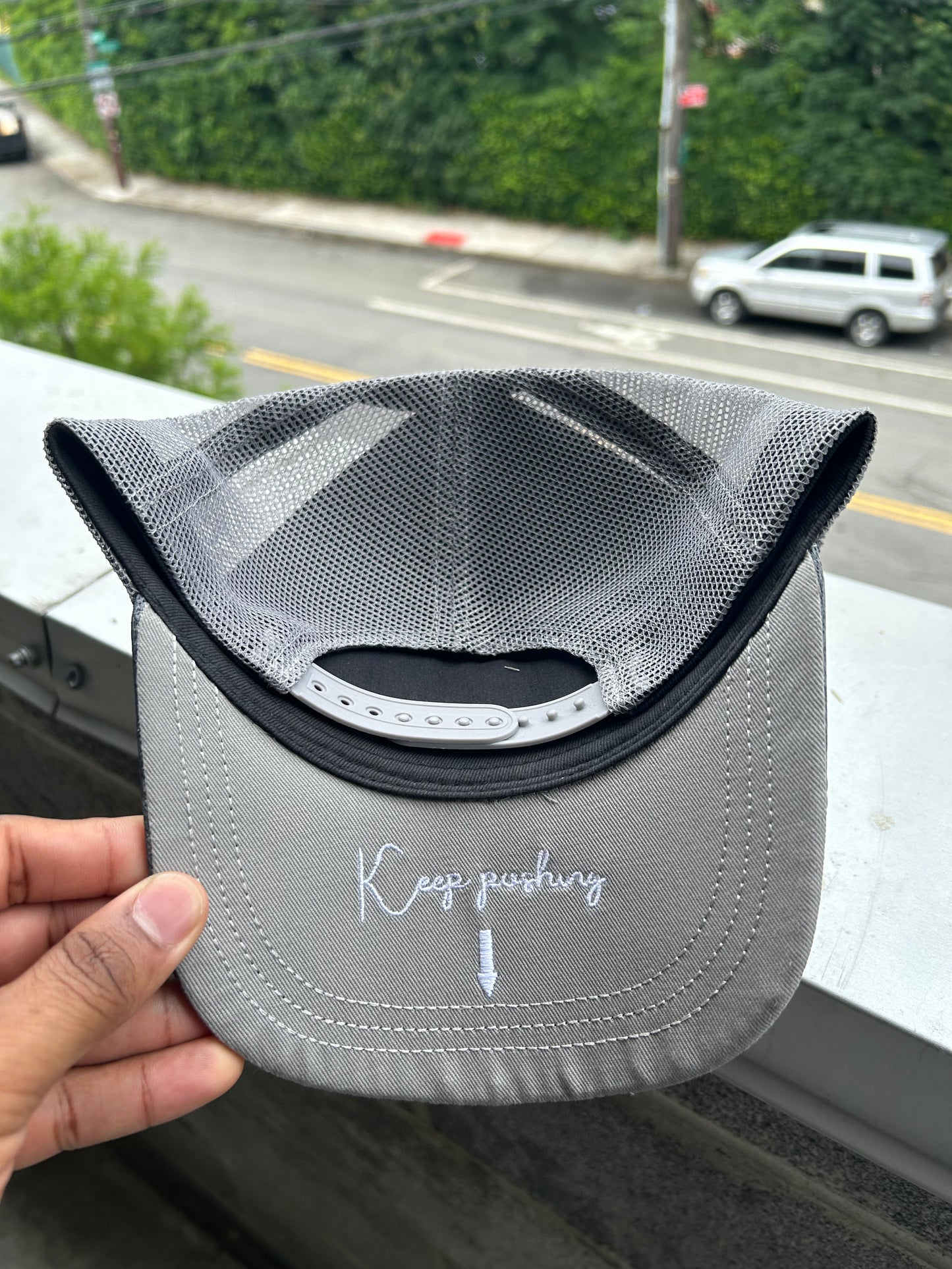 Grey WYKB Trucker