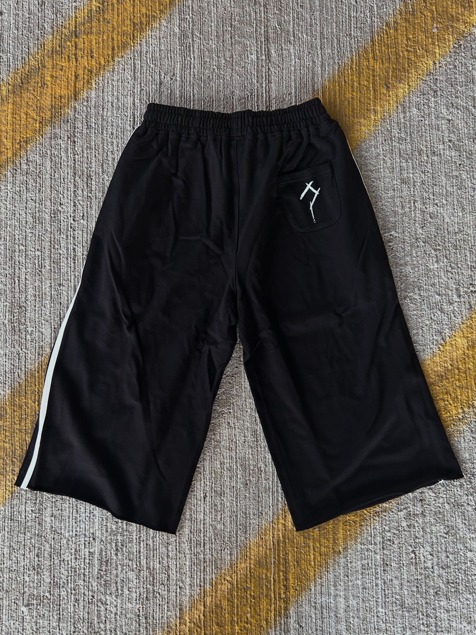 Black WYKB Long Shorts (Oversized)
